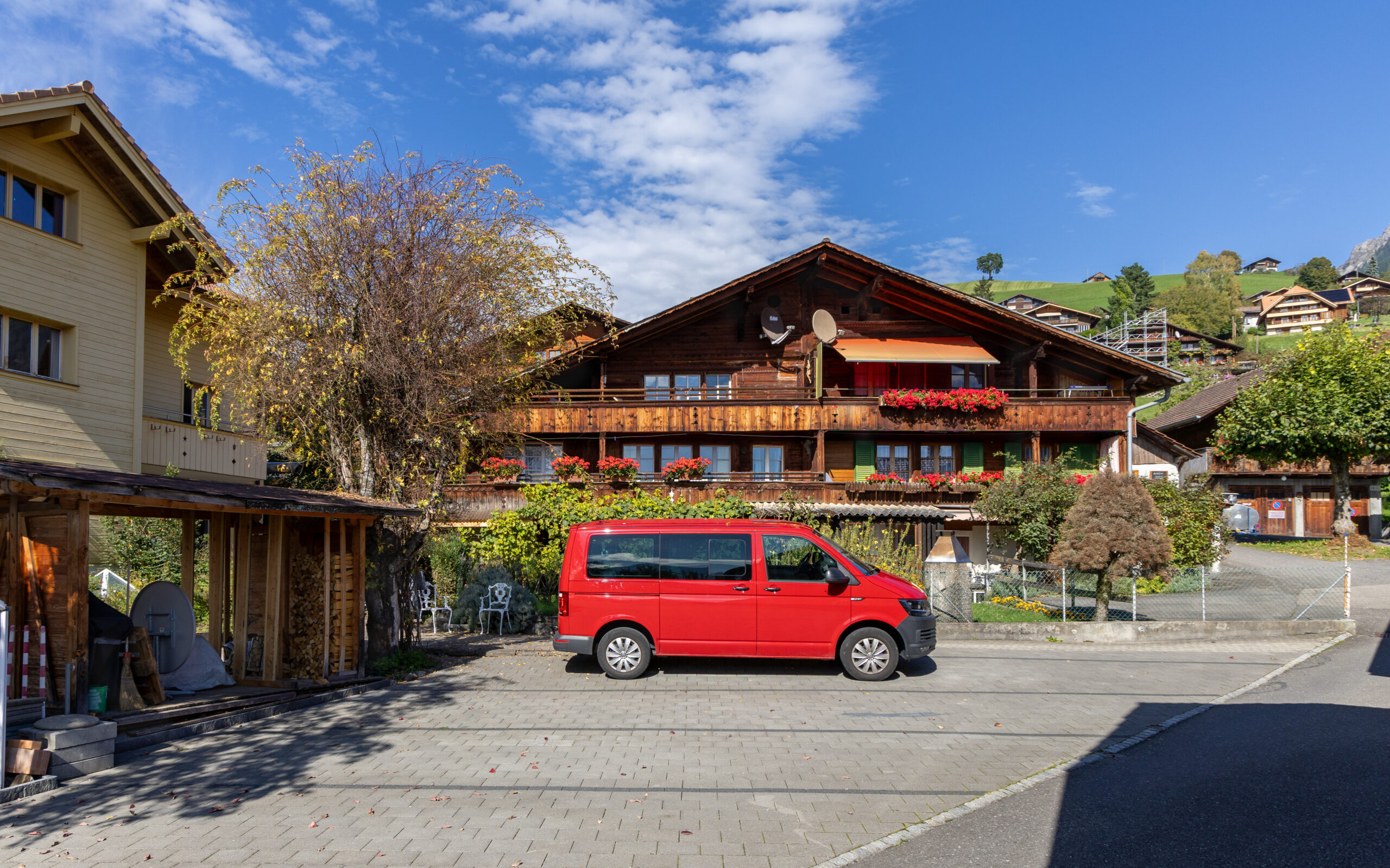 Parkplatz direkt vor Yogaraum
